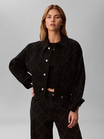 Regular Veste mi-saison Calvin Klein Jeans en noir : devant