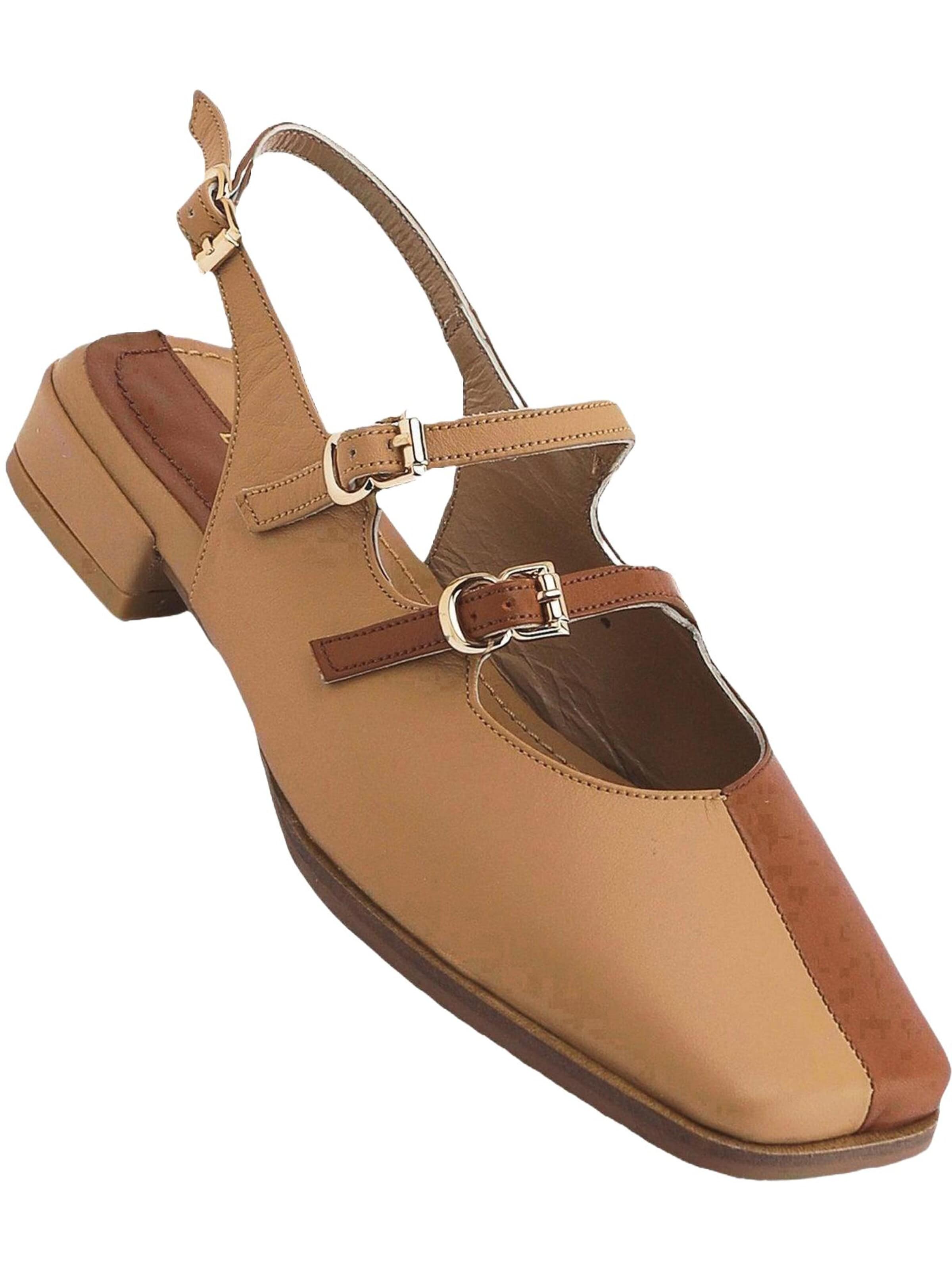 Limoya - Sandalias 'Winny' en marrón: frente
