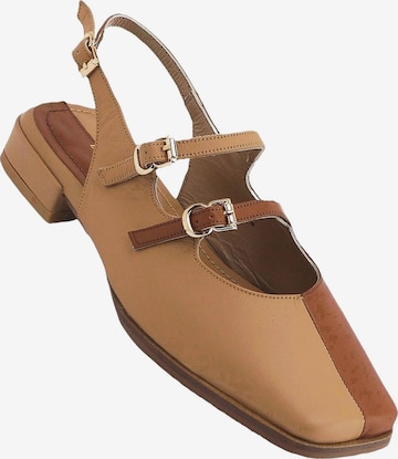 Limoya - Sandalias 'Winny' en marrón: frente