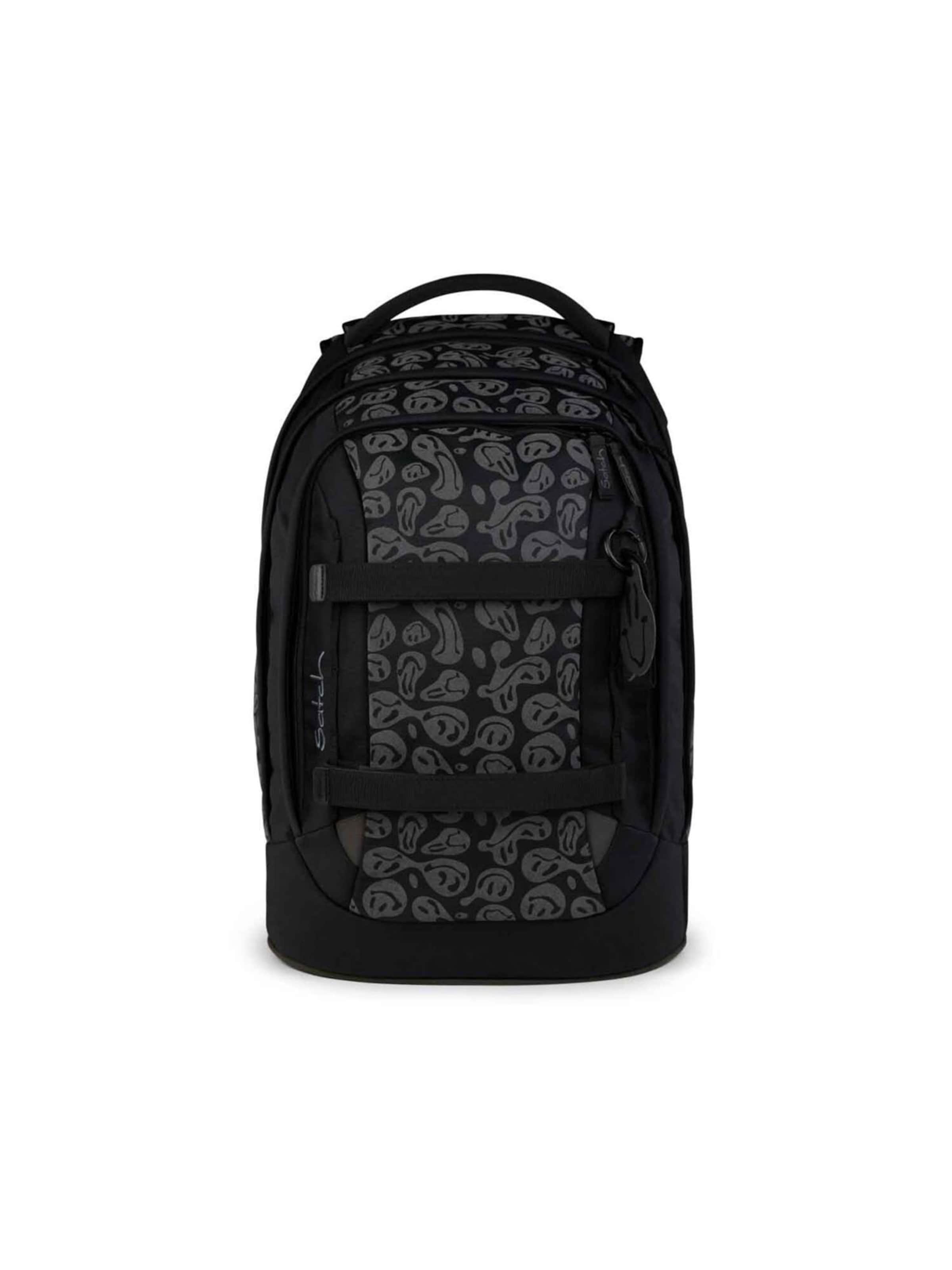 Satch Rugzak 'Blurry Faces Special Edition' in Zwart