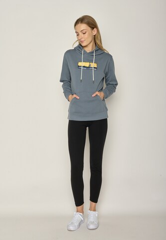 GREENBOMB Sweater 'Nature Sunset Sail' in Blue