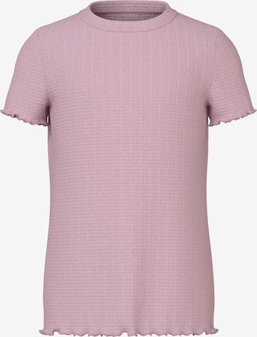 NAME IT - Camiseta 'VIBSE' en rosa: frente