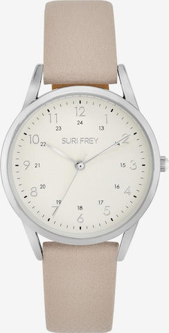 Suri Frey Analoog horloge ' Sammy ' in Beige: voorkant