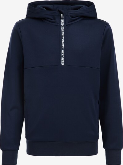 WE Fashion Sweatshirt in de kleur Navy / Wit, Productweergave