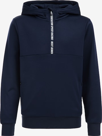 WE Fashion Sweatshirt in Blue: front