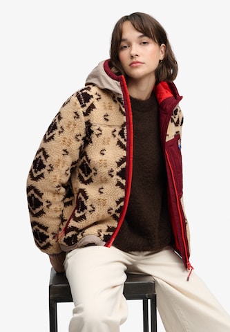 Superdry & Co Флисовая куртка в Бежевый