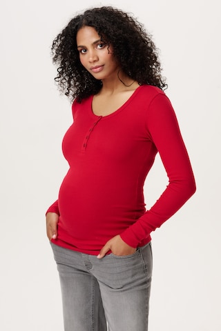 Noppies Shirt in Rood: voorkant