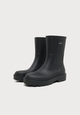 Calvin Klein Rubber boot 'COMBAT' in Black
