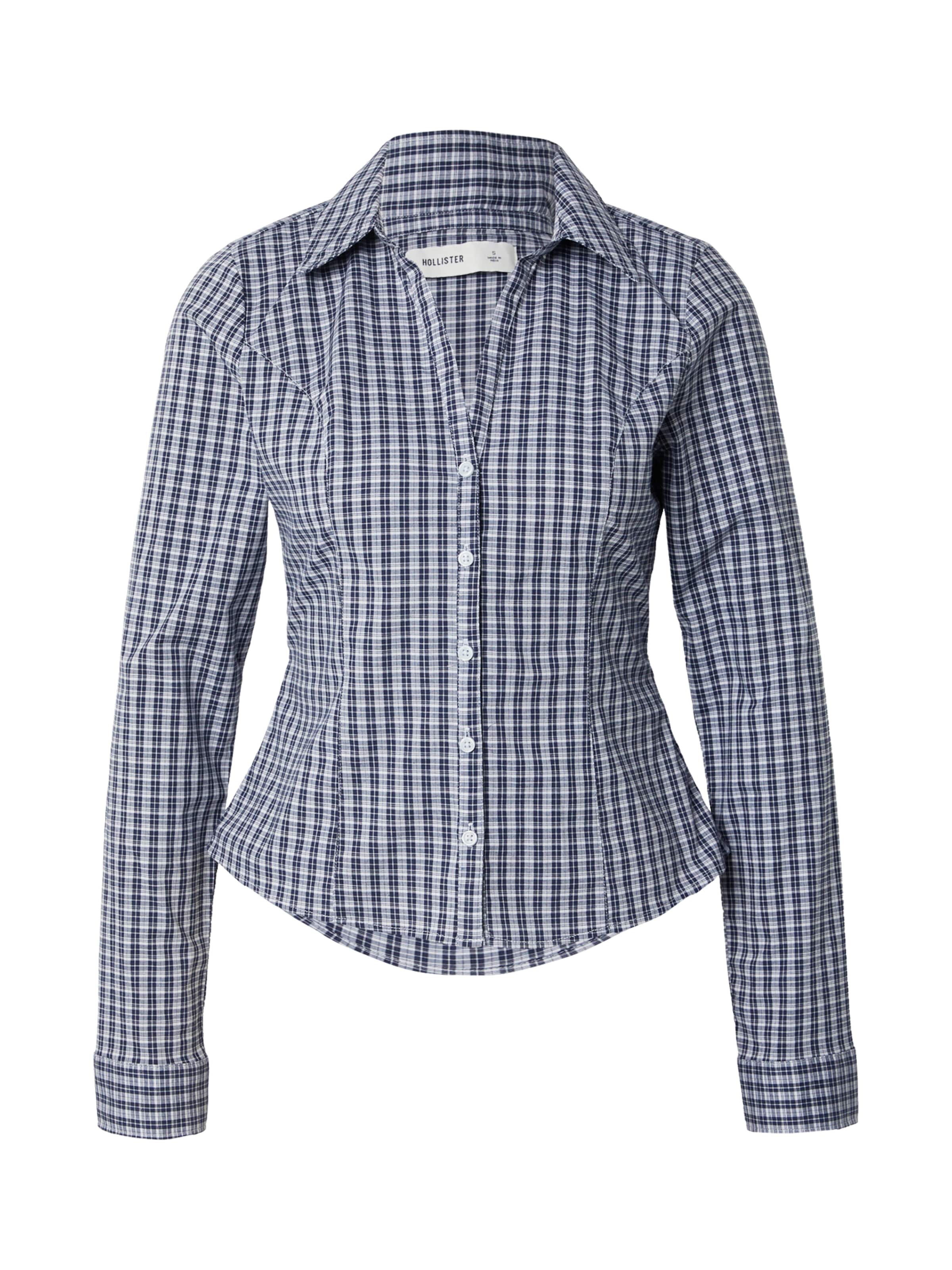 HOLLISTER Blúzka - Modrá: predná strana