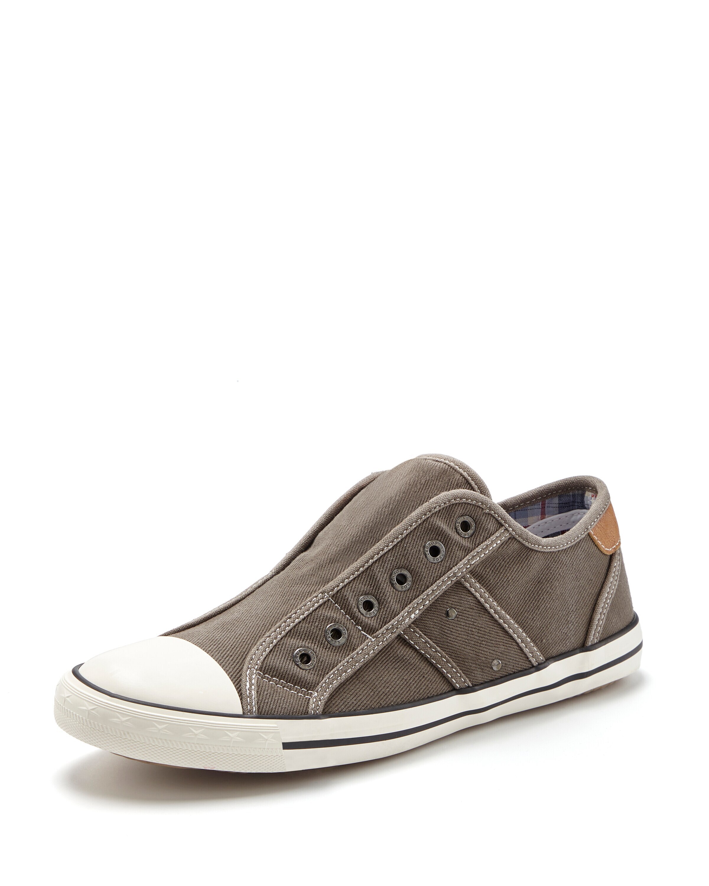 H.I.S Slip-on σε γκρι: μπροστά