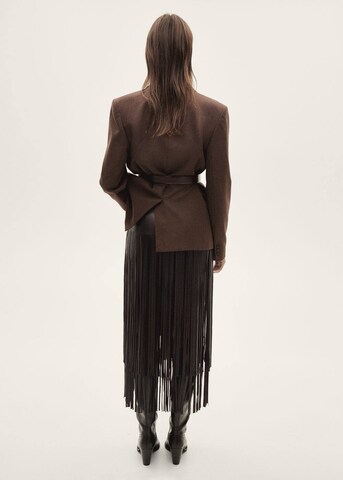Jupe 'Lea' MANGO en marron