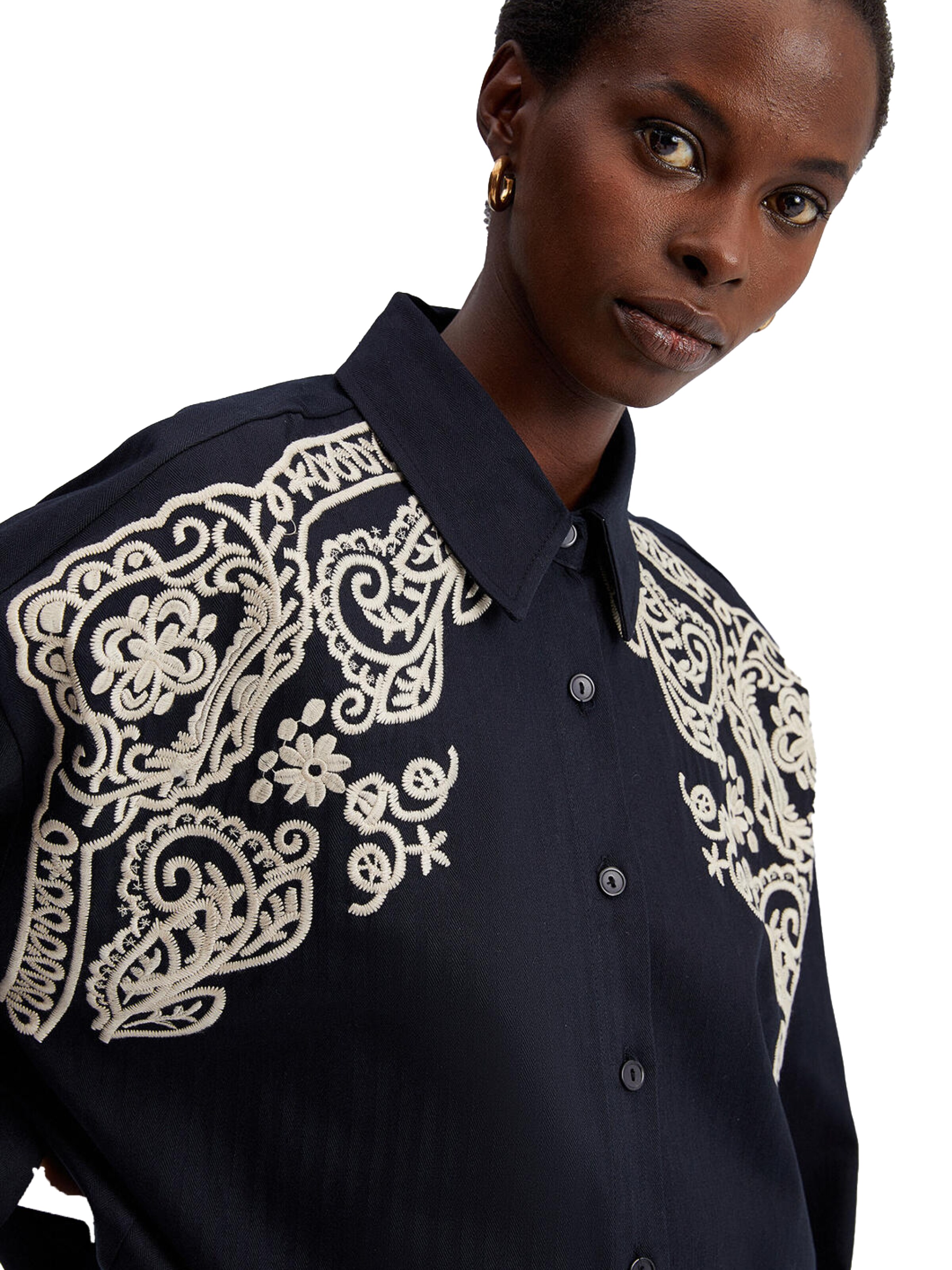 Touche Prive Bluse in Schwarz