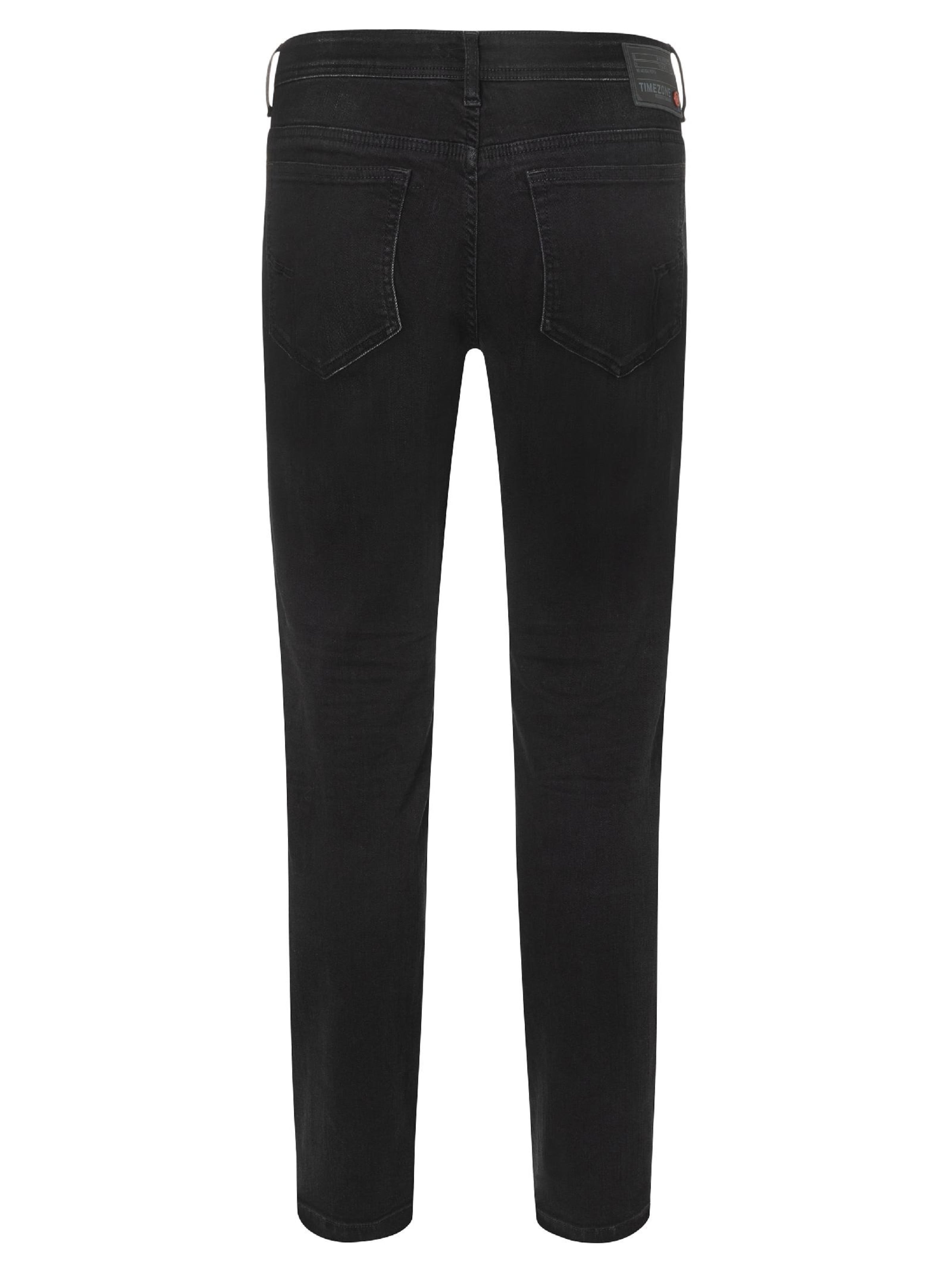 TIMEZONE Regular Jeans 'Slim EduardoTZ' in Black