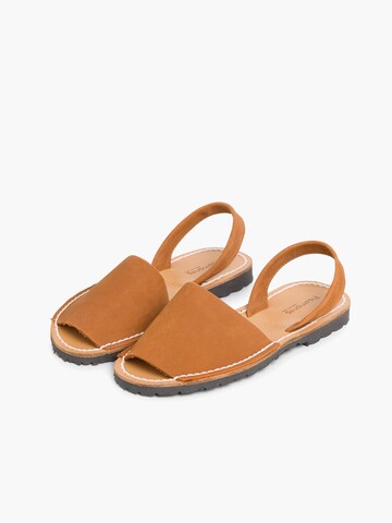 Pisamonas Sandale‌ in Braun