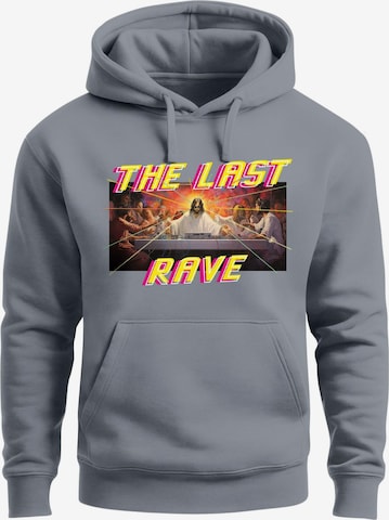 Neverless Sweatshirt 'The Last Rave' in Grey: front