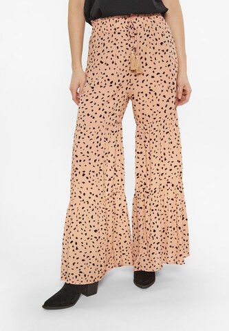 usha FESTIVAL Wide leg Trousers in Beige: front