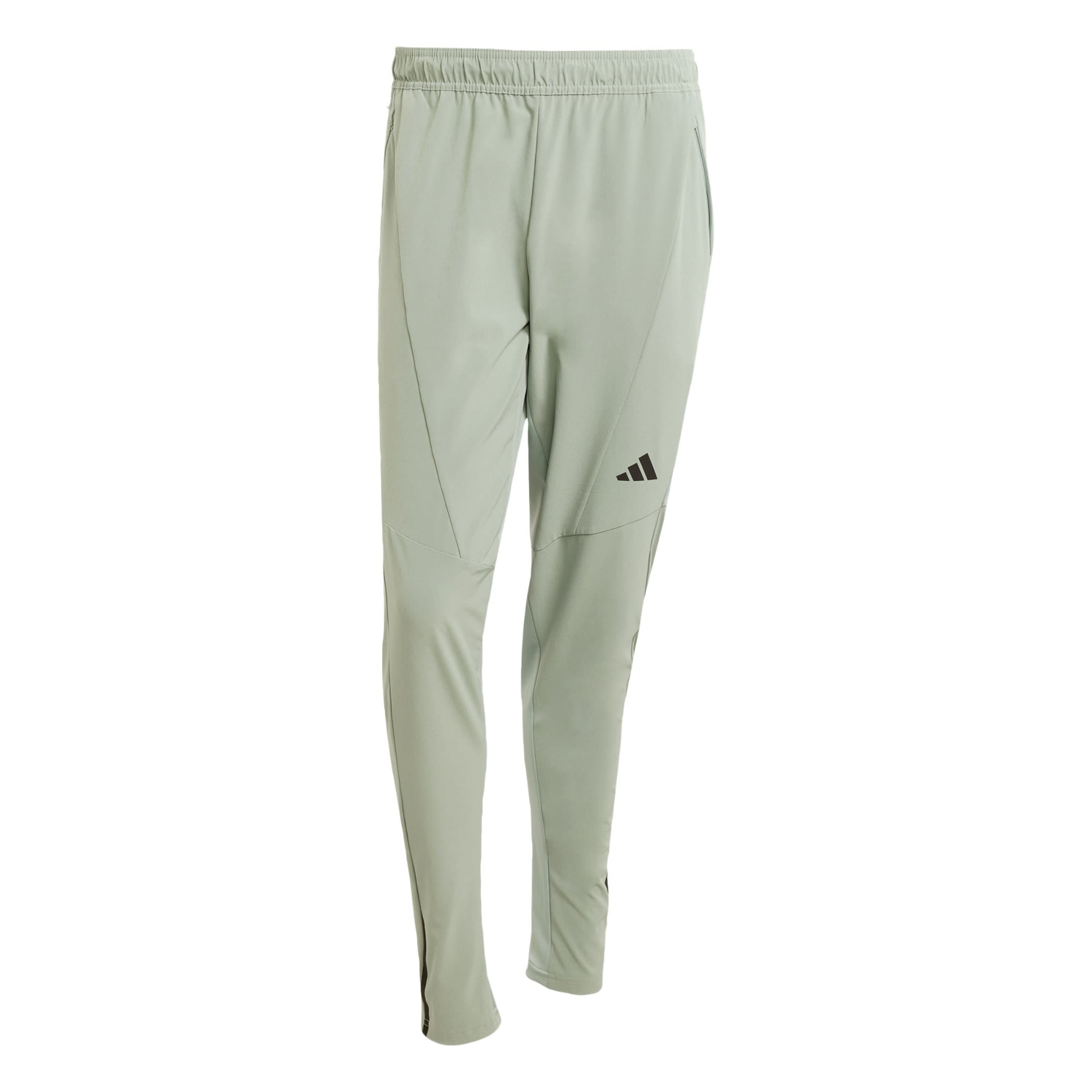 ADIDAS PERFORMANCE Tapered Workout Pants 'Designed for Training' in Green: front