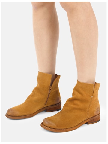 FELMINI Enkellaarsje in Beige: voorkant