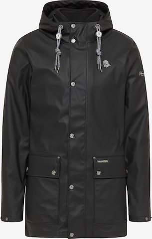 Schmuddelwedda Between-seasons parka in Black: front