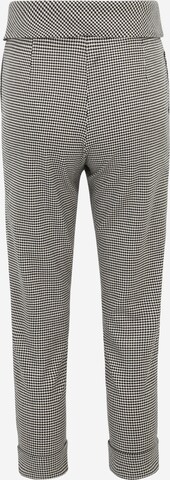 River Island Petite Slimfit Bandplooibroek in Zwart