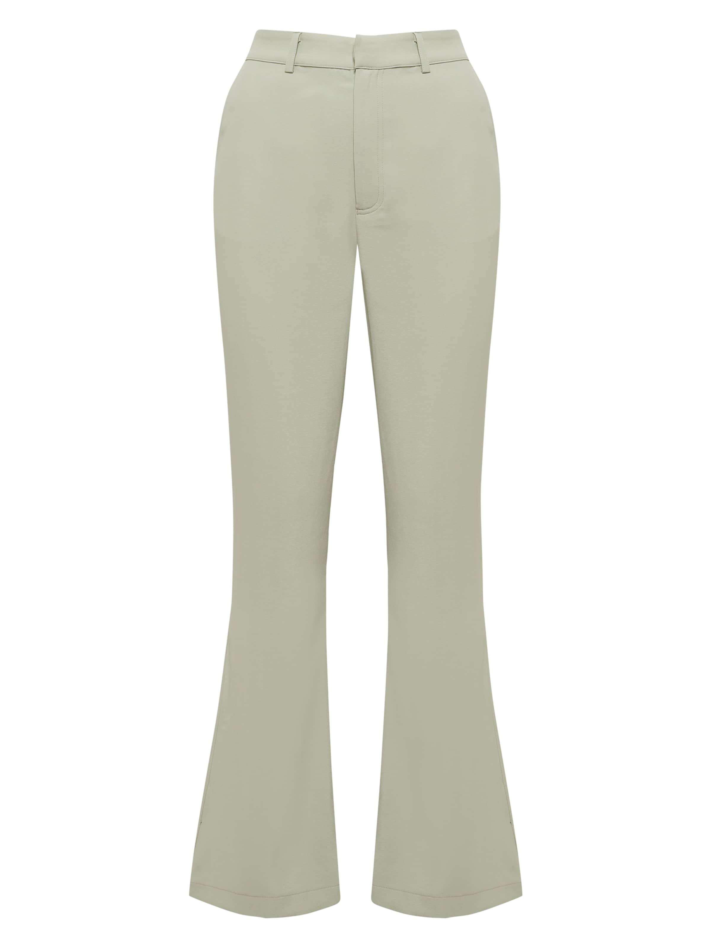 Willa Normální Kalhoty 'CHARLY' – zelená: přední strana