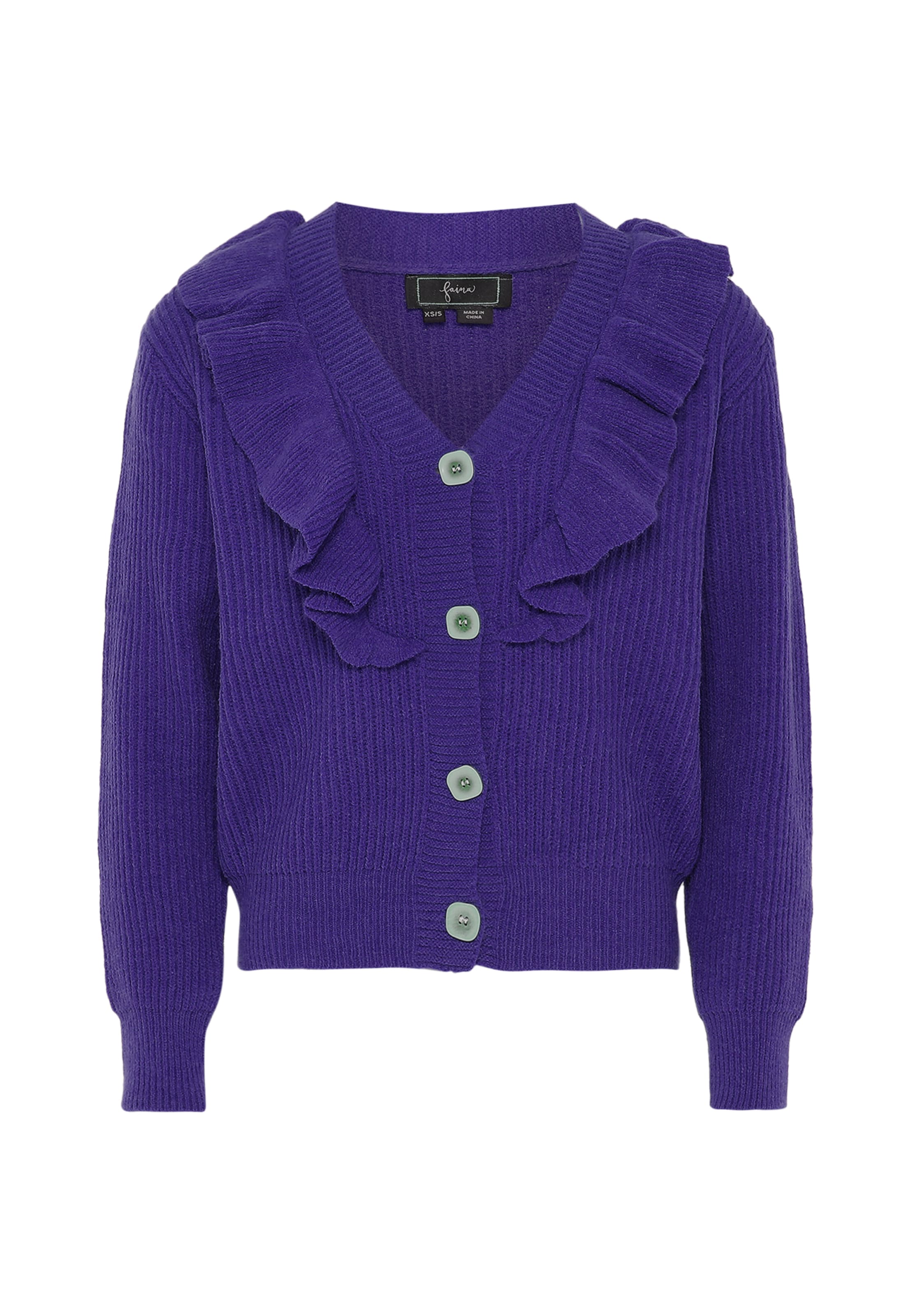 faina Cardigan i lilla: forside