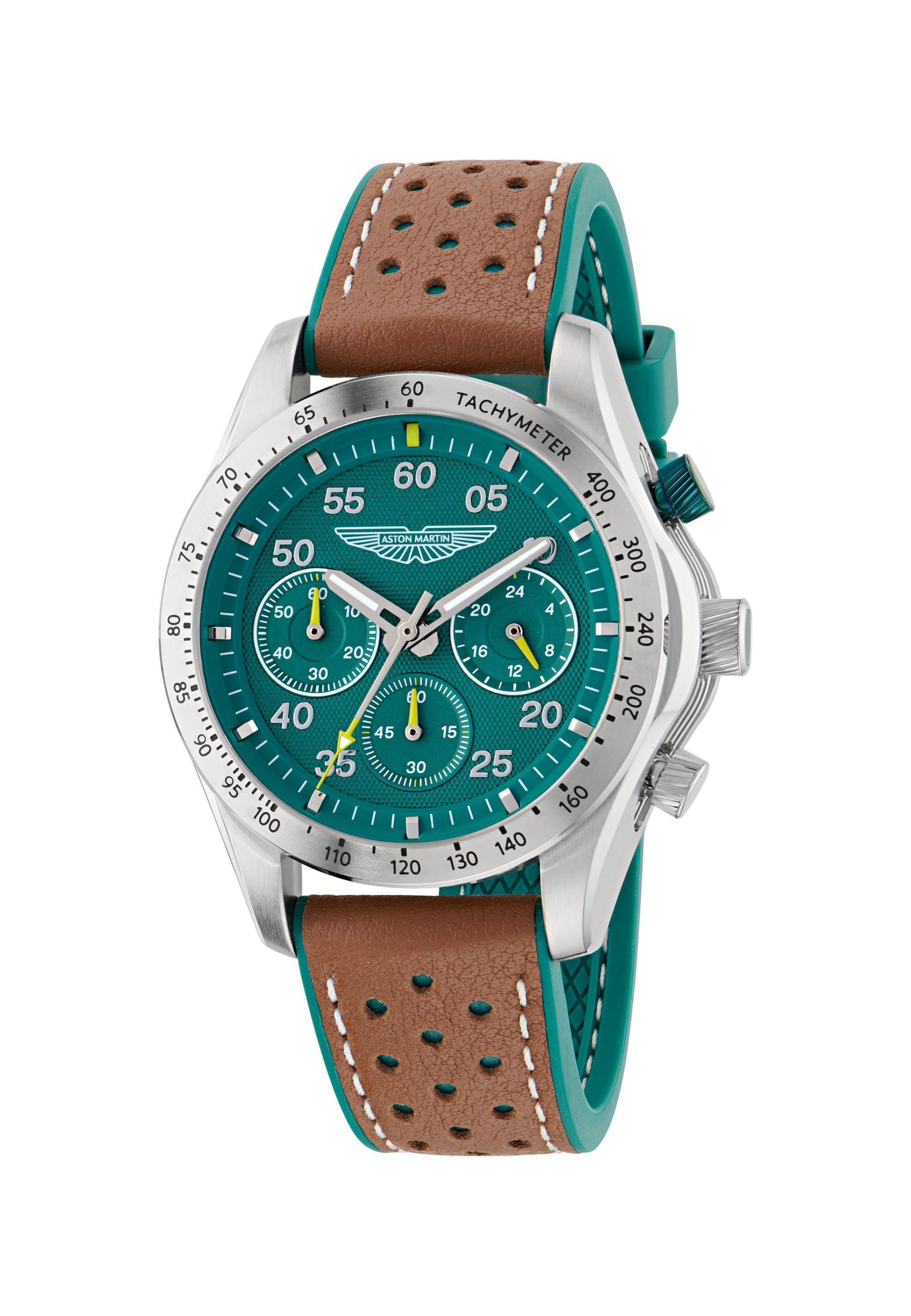 Montre à affichage analogique ' SGT W ' Aston Martin en marron