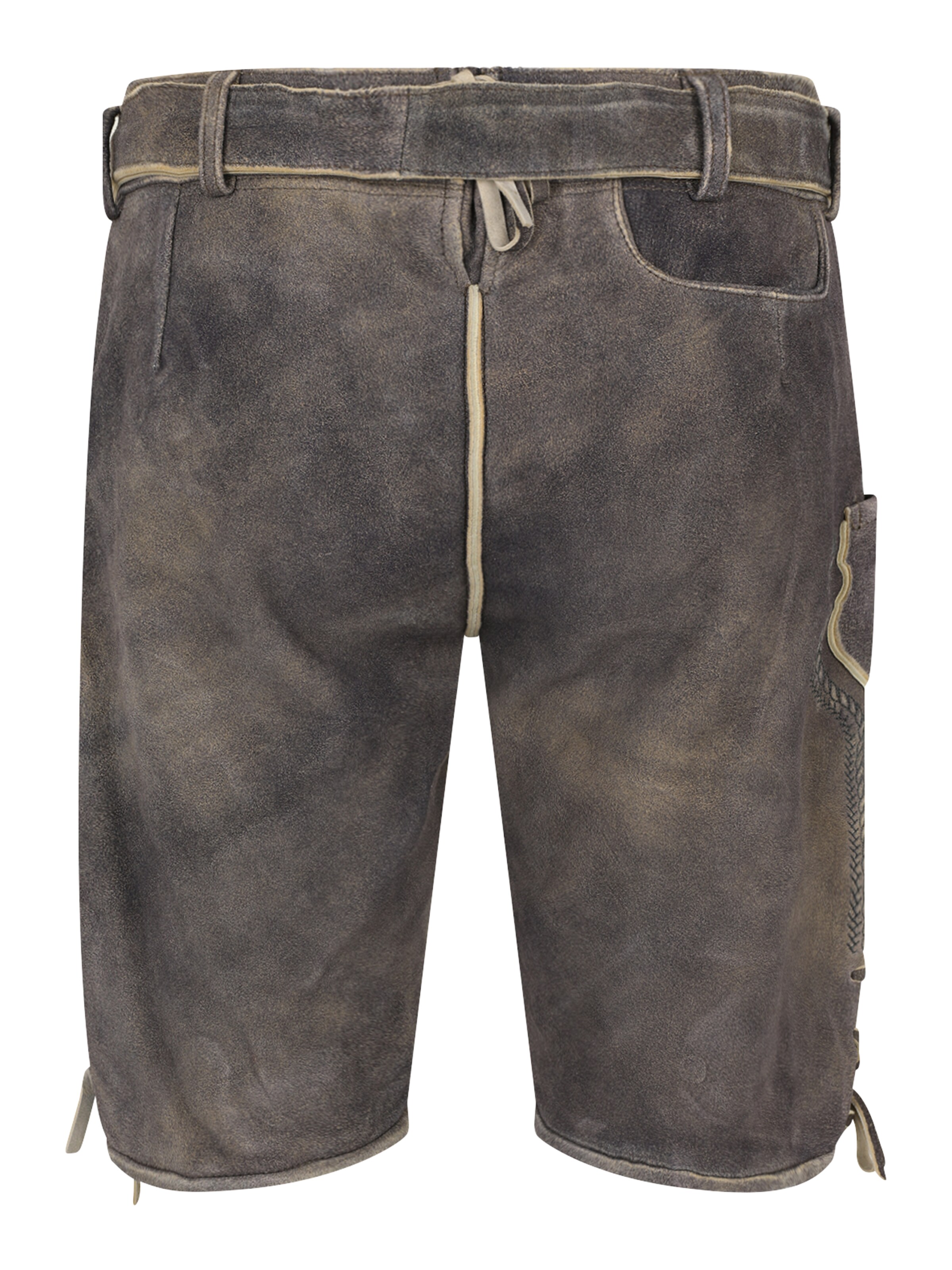 Krüger Buam Regular Folkdräktsbyxa i brun