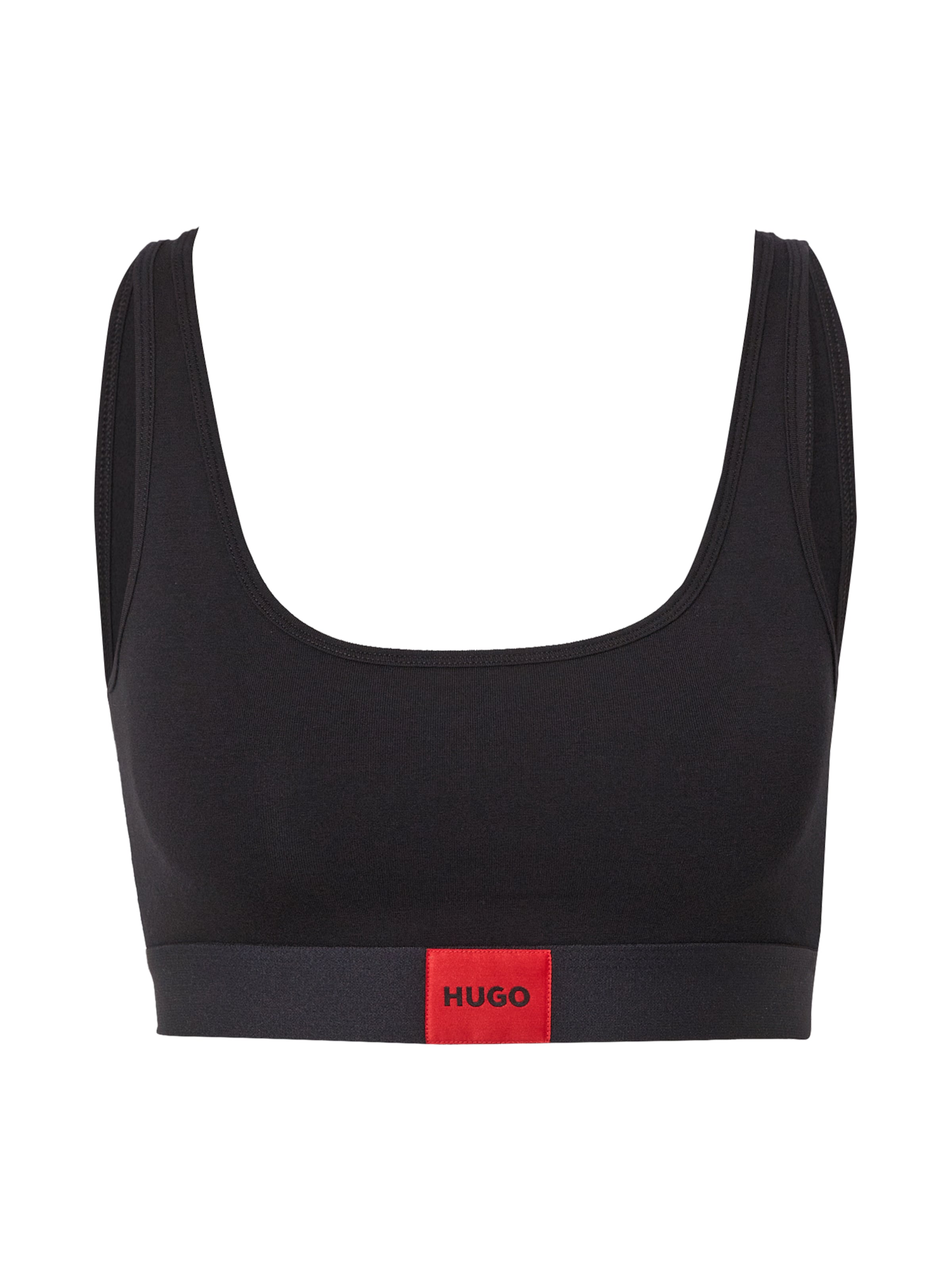 HUGO Korzetová Podprsenka – černá: přední strana