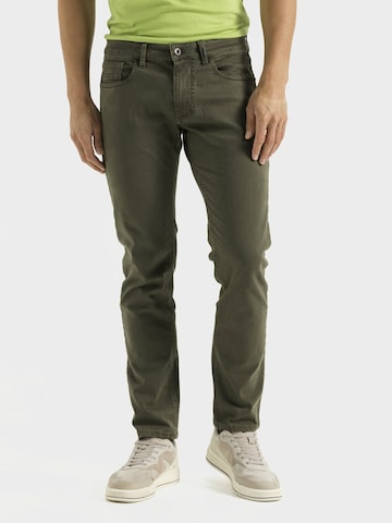 CAMEL ACTIVE Slimfit Jeans in Grün: Vorderseite