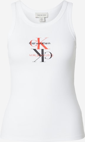 Calvin Klein JeansTop - bijela boja: prednji dio