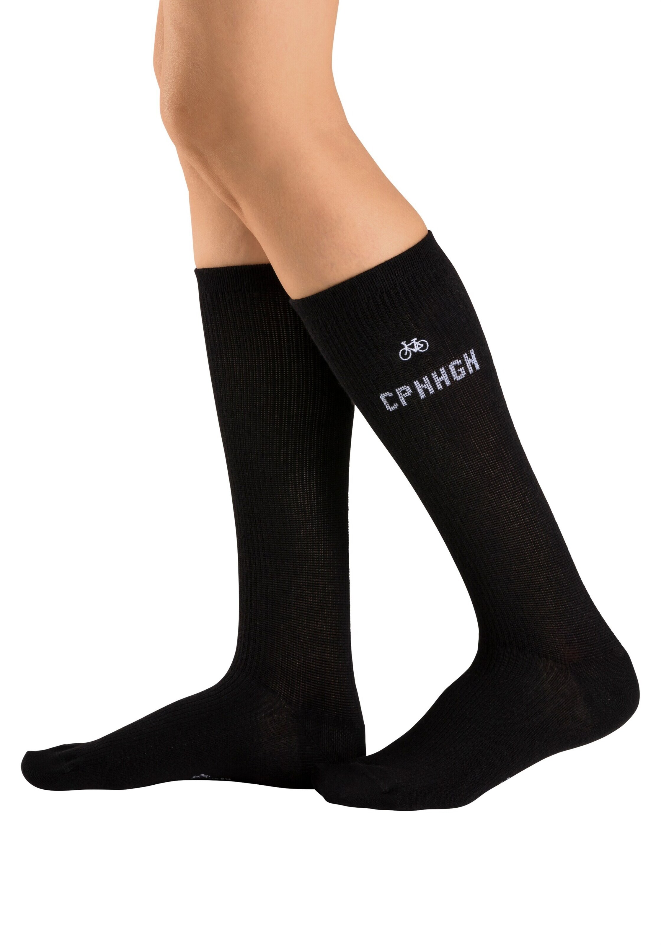 Calzino di Copenhagen Studios in nero: frontale