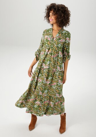 Aniston CASUAL Kleid in Grün