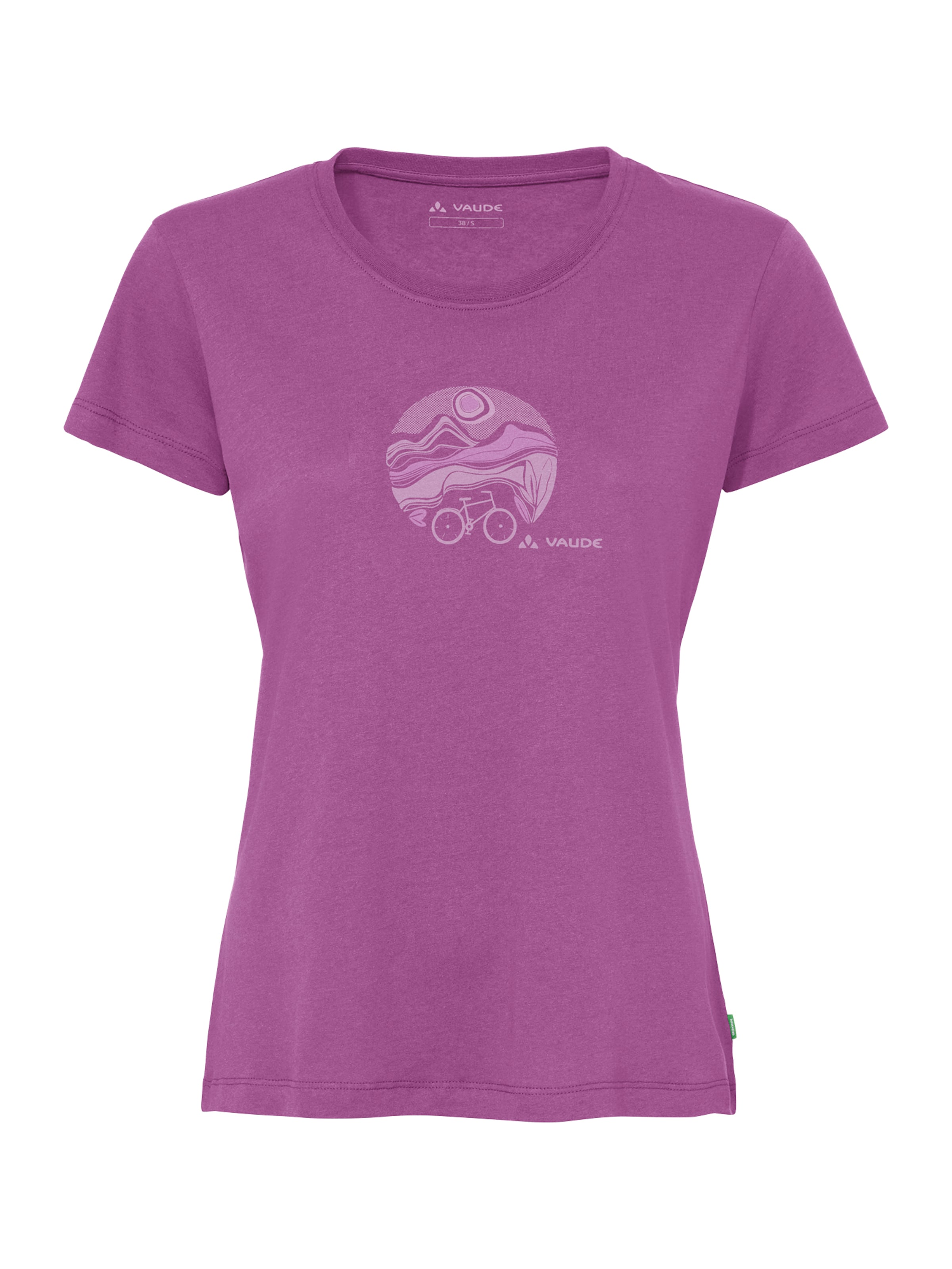 VAUDE T-Shirt in lila / weiß, Produktansicht