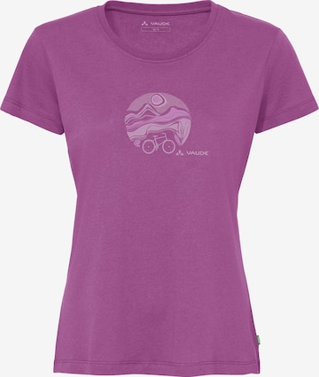 VAUDE T-Shirt in Lila: Vorderseite