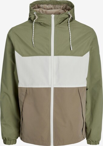 Veste mi-saison 'Climb' JACK & JONES en vert : devant