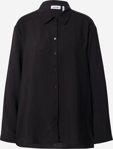 WEEKDAY - Blusa 'Celeste' en negro: frente