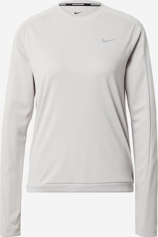 T-shirt fonctionnel 'Pacer' NIKE en gris : devant