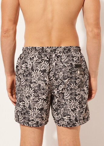 CALZEDONIA Regular Board Shorts in Black
