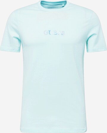 GUESS - Camiseta en azul: frente