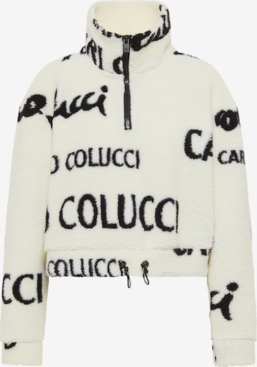 Carlo Colucci Sweatshirt 'Derosa' in schwarz / weiß, Produktansicht