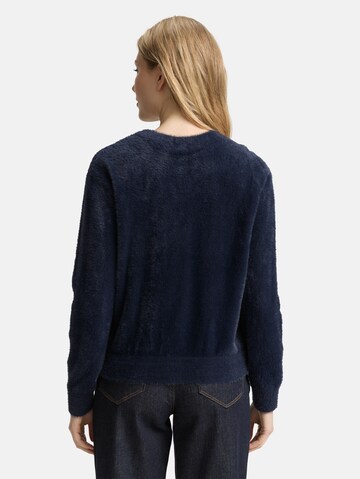 TOM TAILOR Gebreid vest in Blauw