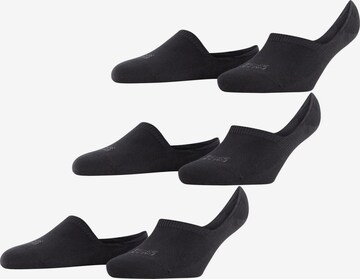 FALKE Füßlinge 'Step 3-Pack' in Schwarz: Vorderseite