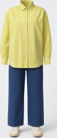 Touche Prive Blouse in Groen: voorkant