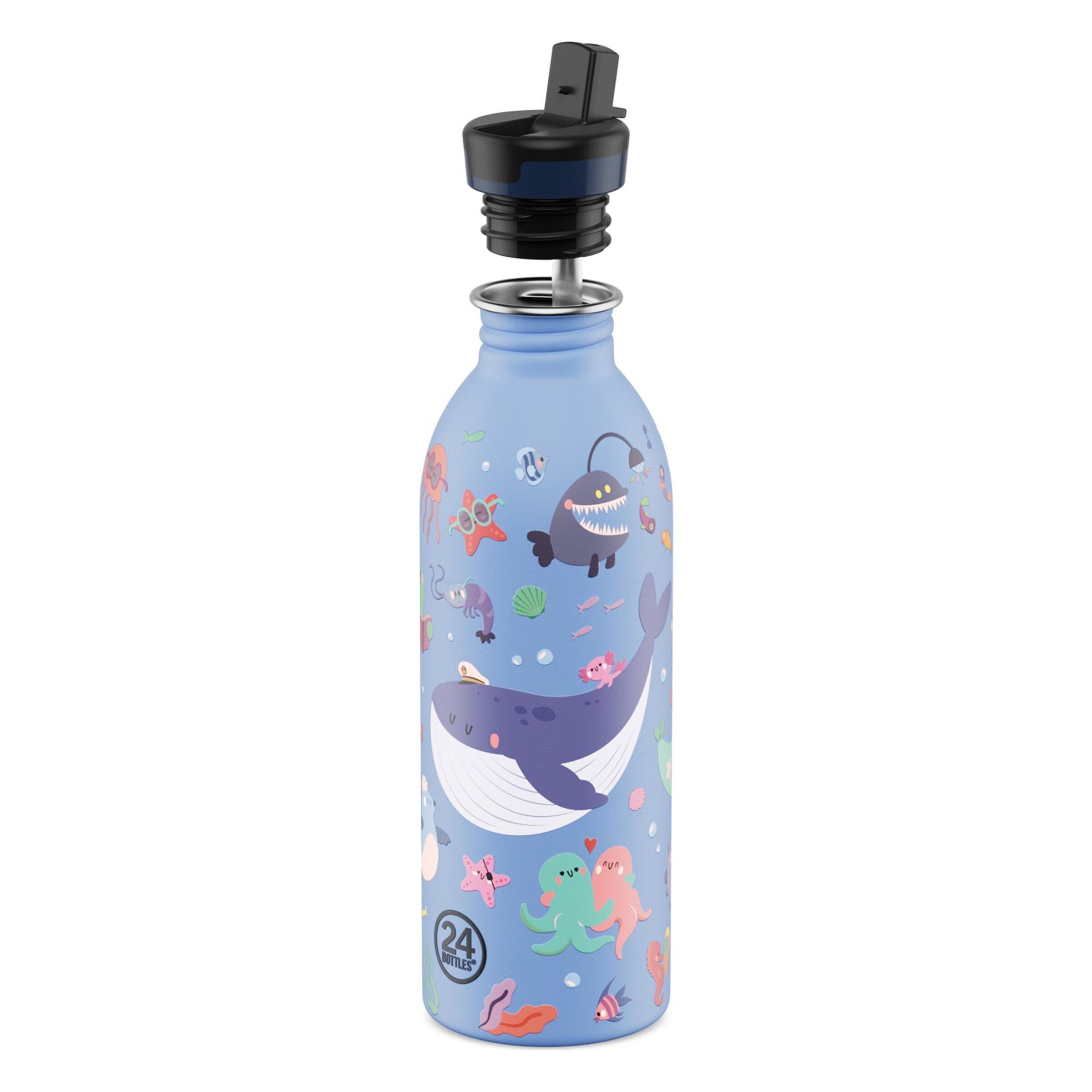 24Bottles Drinkfles 'Kids Urban' in Blauw