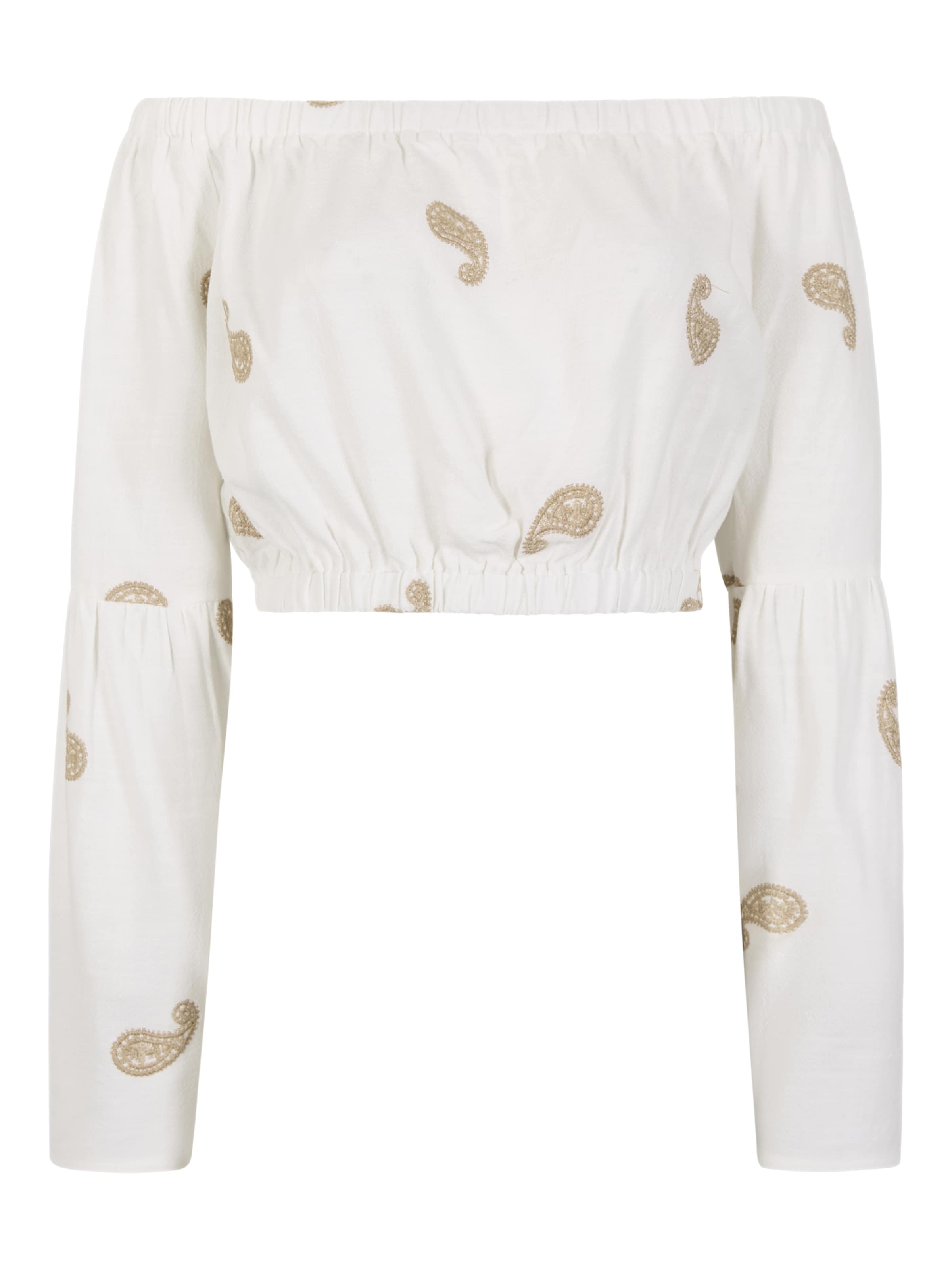 Apricot Blouse in Beige: voorkant