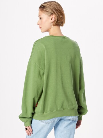 Sweat-shirt Damson Madder en vert