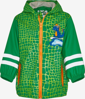 Veste fonctionnelle 'Dino' PLAYSHOES en vert : devant