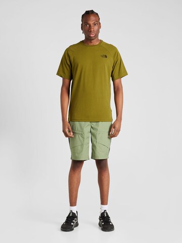 T-Shirt THE NORTH FACE en vert