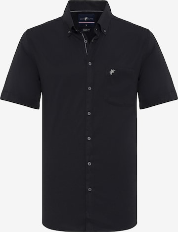 DENIM CULTURE Button Up Shirt ' STANLEY ' in Black: front